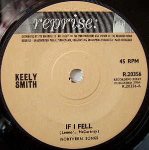Keely Smith - If I Fell / Do You Want To Know A Secret (7", Single)