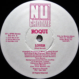 Roqui - Lover (12")