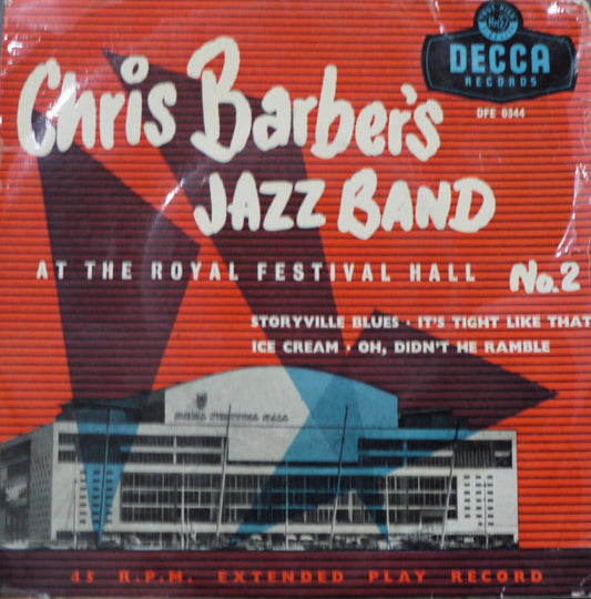 Chris Barber's Jazz Band - At The Royal Festival Hall No. 2 (7", EP, Tri)