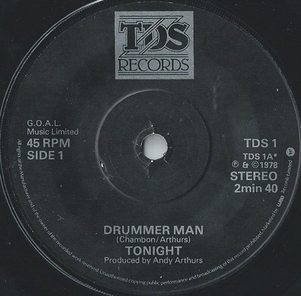 Tonight (2) - Drummer Man (7", Single)