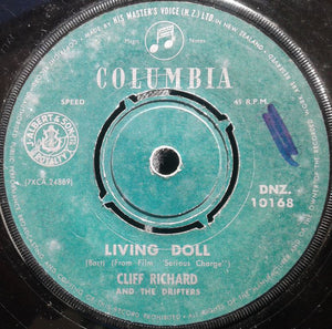Cliff Richard & The Drifters - Living Doll (7")