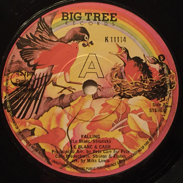 Le Blanc & Carr* - Falling (7", Single)