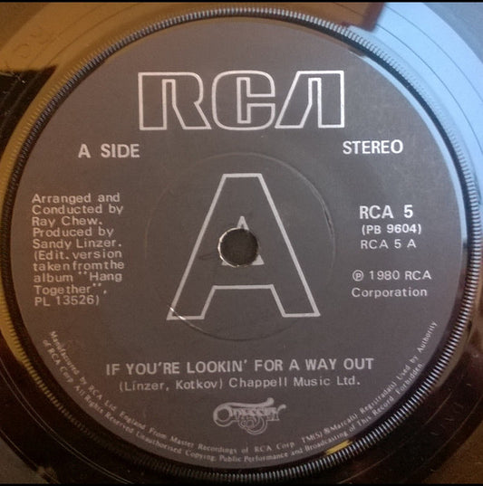 Odyssey (2) - If You're Lookin' For A Way Out (7", Sol)