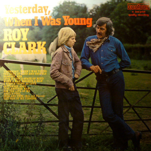 Roy Clark - Yesterday, When I Was Young (LP, Album, RE)