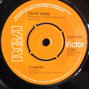David Bowie - Starman (7", Single, Pus)