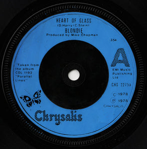 Blondie - Heart Of Glass (7", Single, Inj)