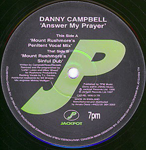 Danny Campbell - Answer My Prayer (12")