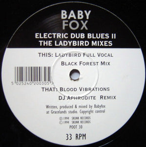 Baby Fox - Electric Dub Blues II (The Ladybird Mixes) (12")