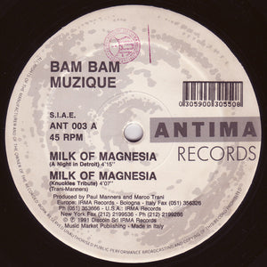 Bam Bam Musique - Milk Of Magnesia (12")