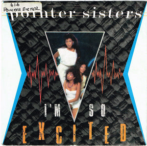 Pointer Sisters - I'm So Excited (7", Single, Sil)