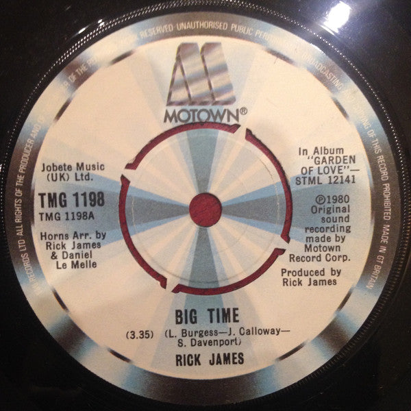 Rick James - Big Time (7", Single, Pus)