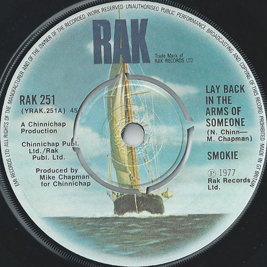 Smokie - Lay Back In The Arms Of Someone (7", Single, Kno)