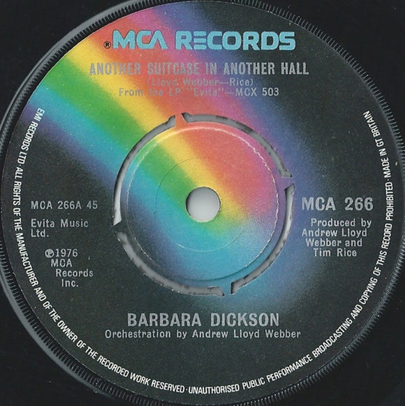 Barbara Dickson - Another Suitcase In Another Hall (7