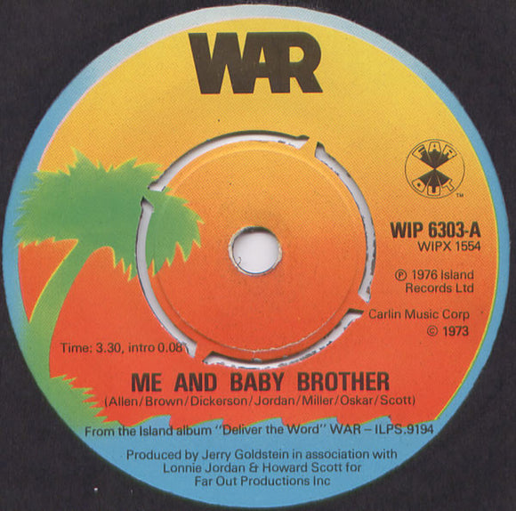 War - Me And Baby Brother (7