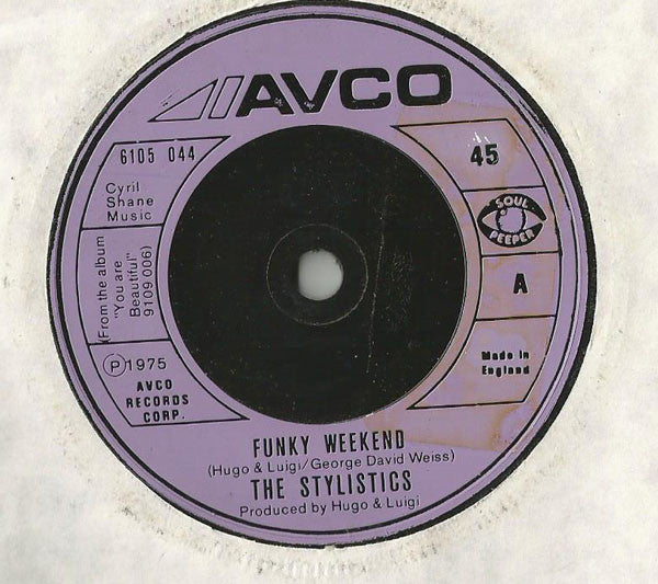 The Stylistics - Funky Weekend (7", Single)