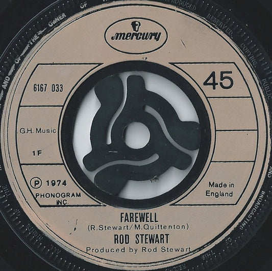 Rod Stewart - Farewell / Bring It On Home To Me/ You Send Me (7", Single)