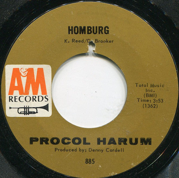 Procol Harum - Homburg / Good Captain Clack (7", Single, Mono)
