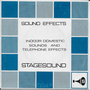 No Artist - Sound Effects - Indoor Domestic Sounds And Telephone Effects (7", EP)