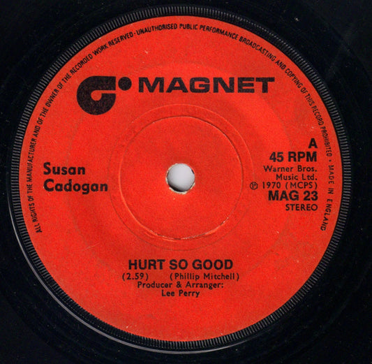 Susan Cadogan / The Upsetters - Hurt So Good / Loving Is Good (7", Single, Sol)