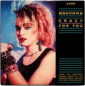 Madonna - Crazy For You (7", Single, Whi)