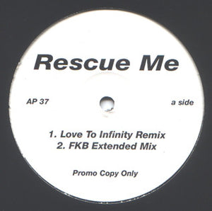 Eurogroove - Rescue Me (12", Promo)