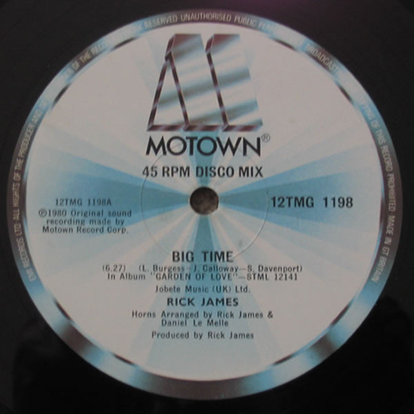 Rick James - Big Time (12", Single)