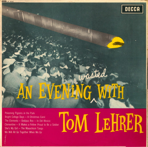 Tom Lehrer - An Evening Wasted With Tom Lehrer (LP, Mono)