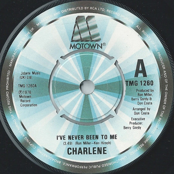 Charlene - I've Never Been To Me (7", RE, Com)