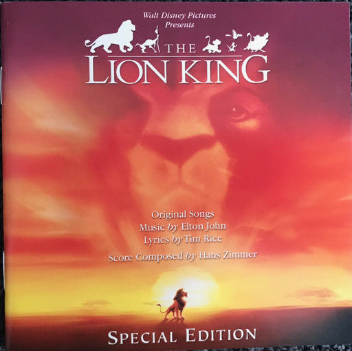 Elton John, Tim Rice, Hans Zimmer - The Lion King (Original Motion Picture Soundtrack) (Special Edition) (CD, Album, RE, S/Edition)