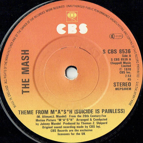 The Mash - Theme From M*A*S*H (Suicide Is Painless) (7
