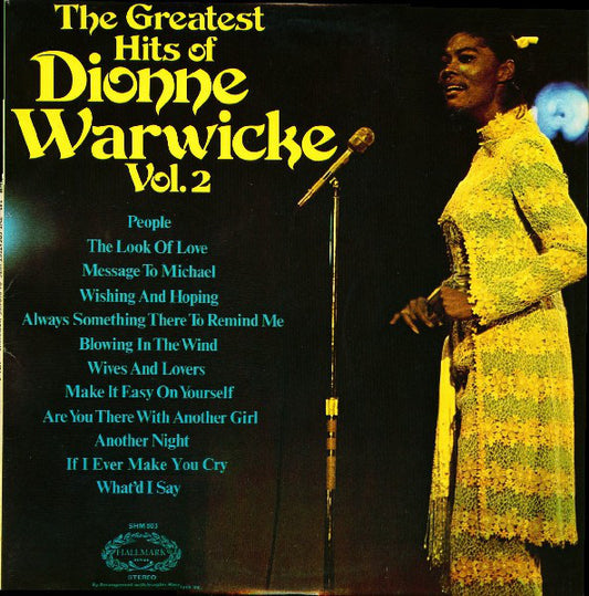 Dionne Warwicke* - The Greatest Hits Of Dionne Warwicke Vol. 2 (LP, Comp)