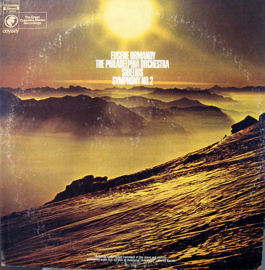 Jean Sibelius, Eugene Ormandy, The Philadelphia Orchestra - Symphony No. 2 (LP, Album)
