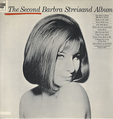 Barbra Streisand - The Second Barbra Streisand Album (LP, Album, Mono)