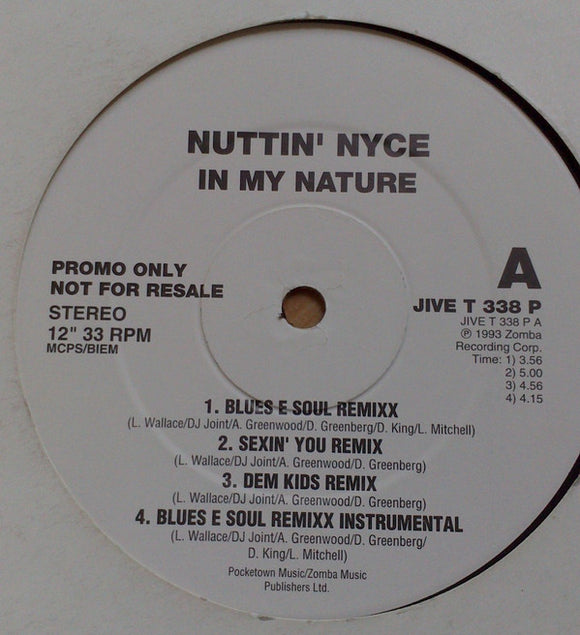 Nuttin' Nyce - In My Nature (12