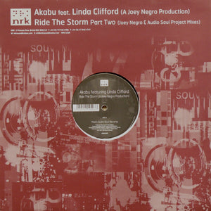 Akabu Featuring Linda Clifford - Ride The Storm Part Two (Joey Negro & Audio Soul Project Mixes) (12")