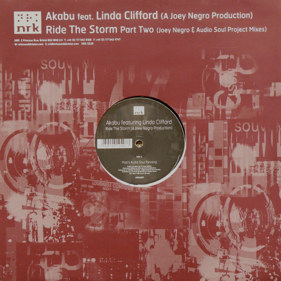 Akabu Featuring Linda Clifford - Ride The Storm Part Two (Joey Negro & Audio Soul Project Mixes) (12