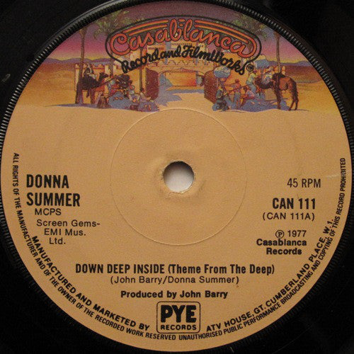 Donna Summer / John Barry - Down Deep Inside (Theme From The Deep) (7