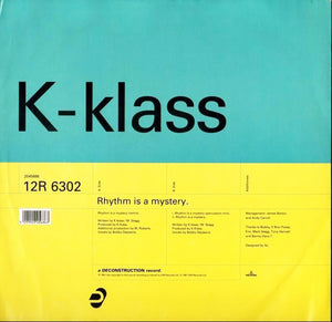 K-Klass - Rhythm Is A Mystery (12")