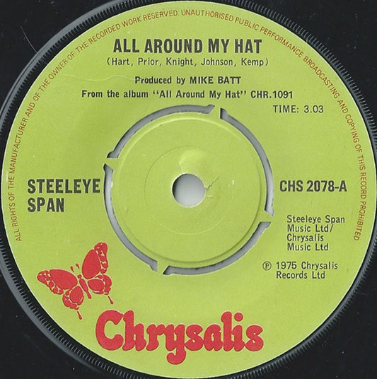 Steeleye Span - All Around My Hat (7", Single, Pus)