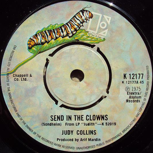 Judy Collins - Send In The Clowns (7", Single)