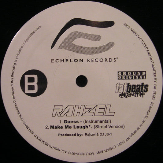 Rahzel - Guess (U Never Knew) (12")