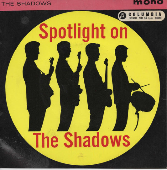 The Shadows - Spotlight On The Shadows (7", EP, Mono, RP)