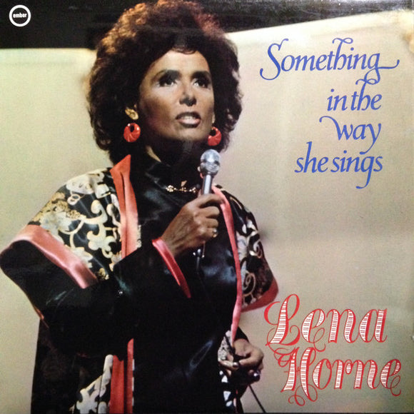Lena Horne ,Accompanied By Gabor Szabo - Something In The Way She Sings (LP, Album)