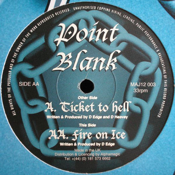 Point Blank (7) - Ticket To Hell / Fire On Ice (12