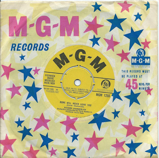 Richard Chamberlain - Rome Will Never Leave You / You Always Hurt The One You Love (7")