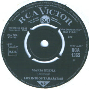 Los Indios Tabajaras - Maria Elena (7", Single)