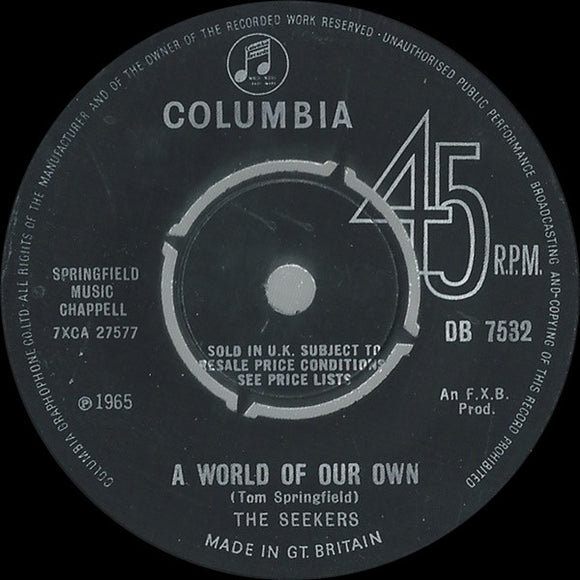 The Seekers - A World Of Our Own (7