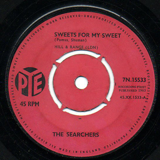 The Searchers - Sweets For My Sweet (7", Single, Pus)