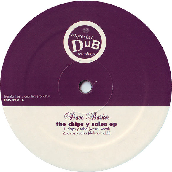 Dave Barker - The Chips Y Salsa EP (12