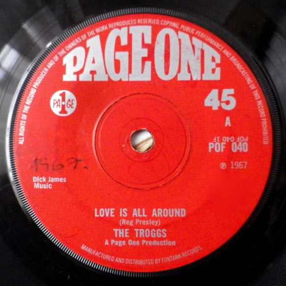 The Troggs - Love Is All Around (7